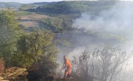 Antalya Aksu’da Orman Yangınına Hava ve Kara Müdahalesi